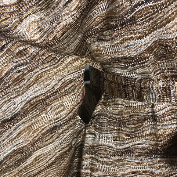 ALEXIS zigzag metallic Kimono cover up Size XS - Picture 4 of 9